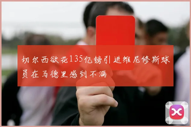 切尔西欲花135亿镑引进维尼修斯球员在马德里感到不满